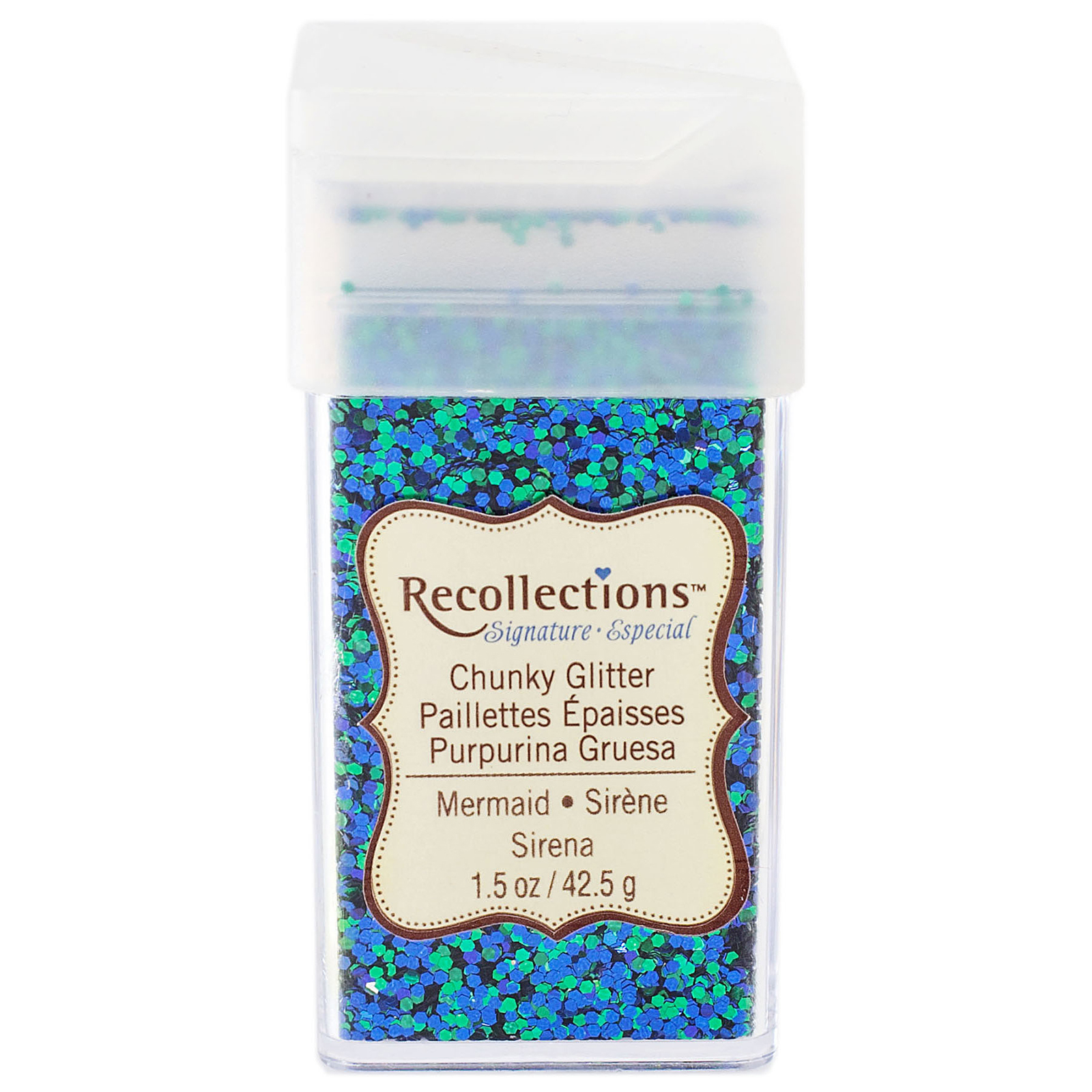 glitter recollections chunky signature mermaid michaels chalks flocking embossing